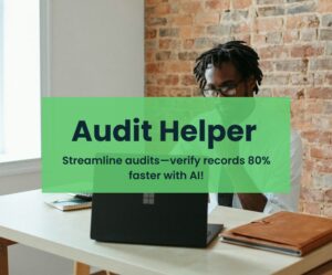Streamline audits—verify records 80% faster with AI!